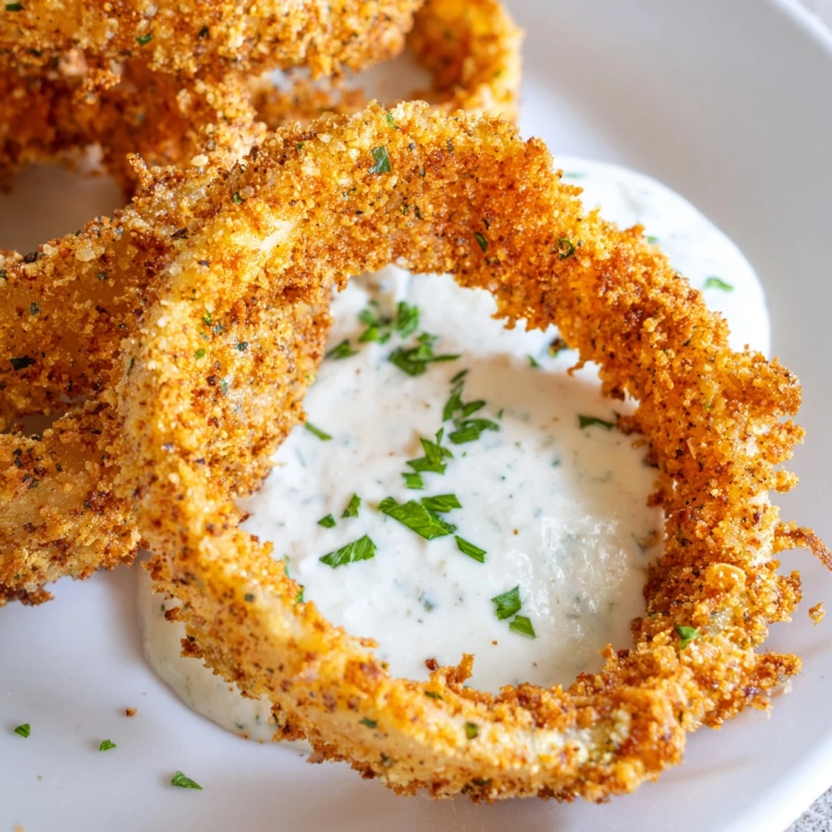 Crispy Baked Onion Rings