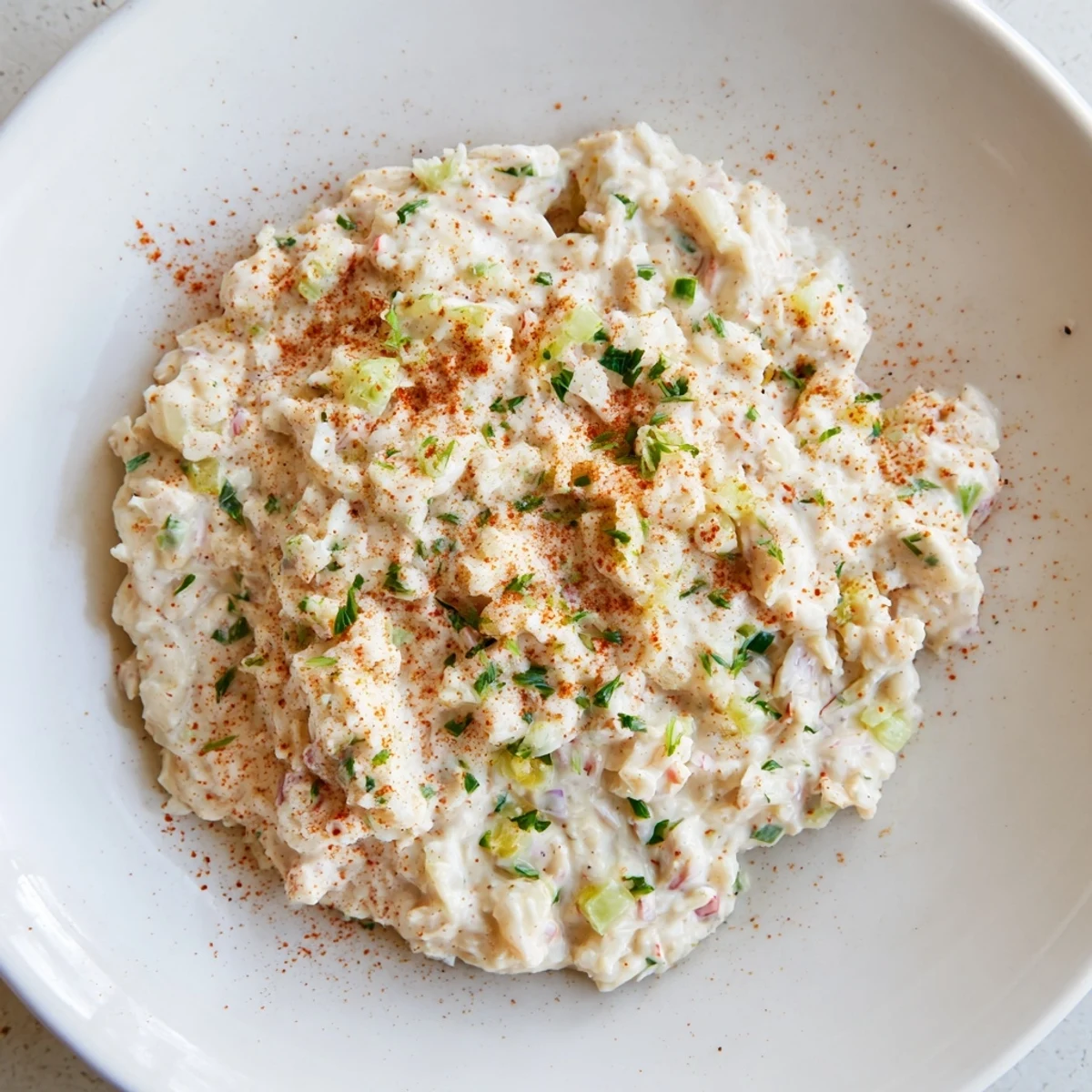 Lump crab meat mixed into zesty remoulade sauce, served chilled as a dip or sandwich spread.