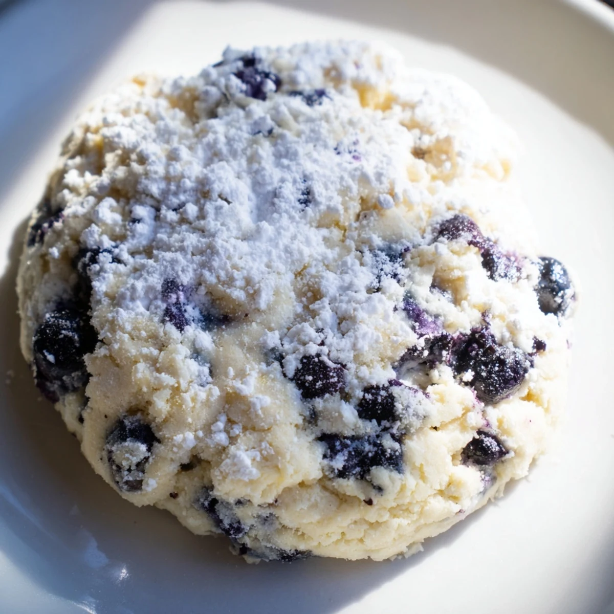 Tender cake-like soft lemon blueberry cookies studded with fresh juicy blueberries
