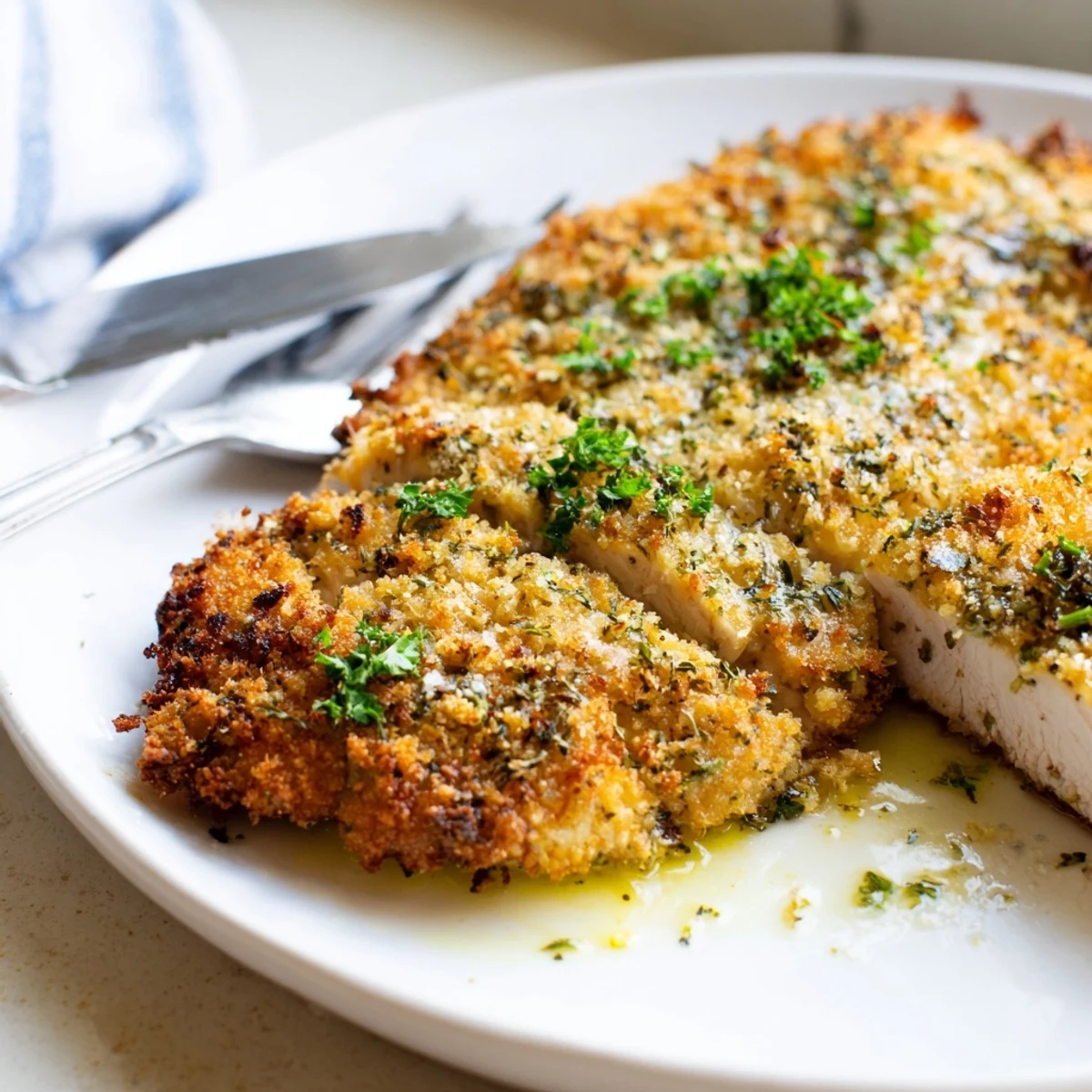 Herbed Parmesan Chicken Bake