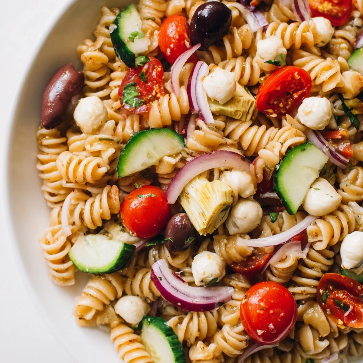 Italian Vegetarian Pasta Salad