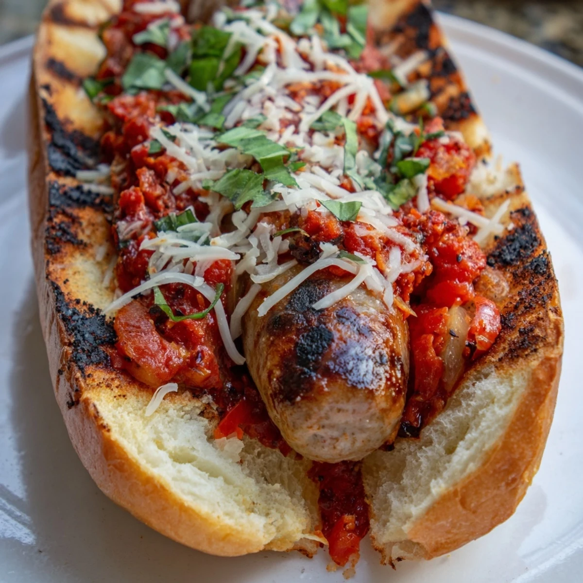 Grilled Sausage Grinders