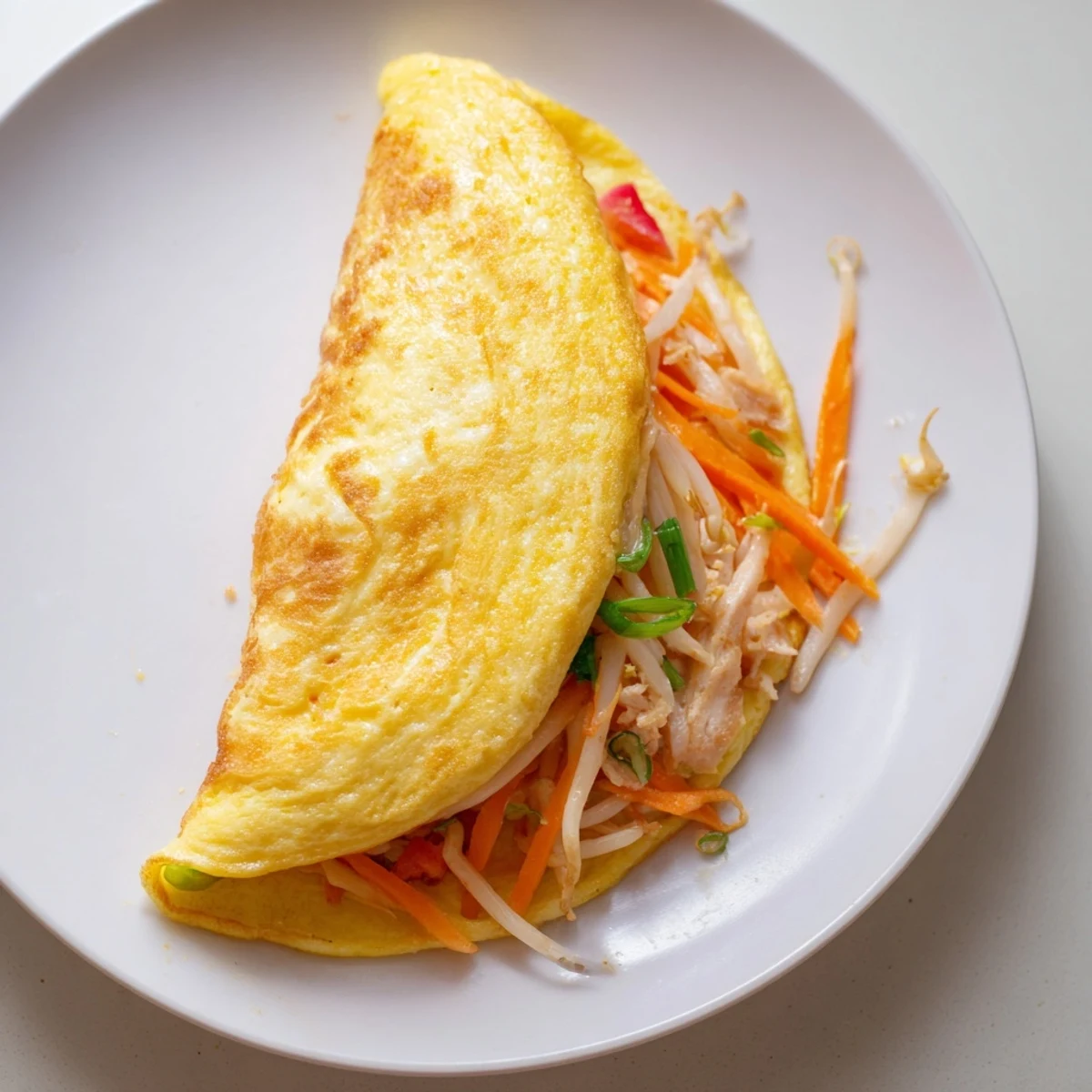 Chinese Omelette with Vegetables