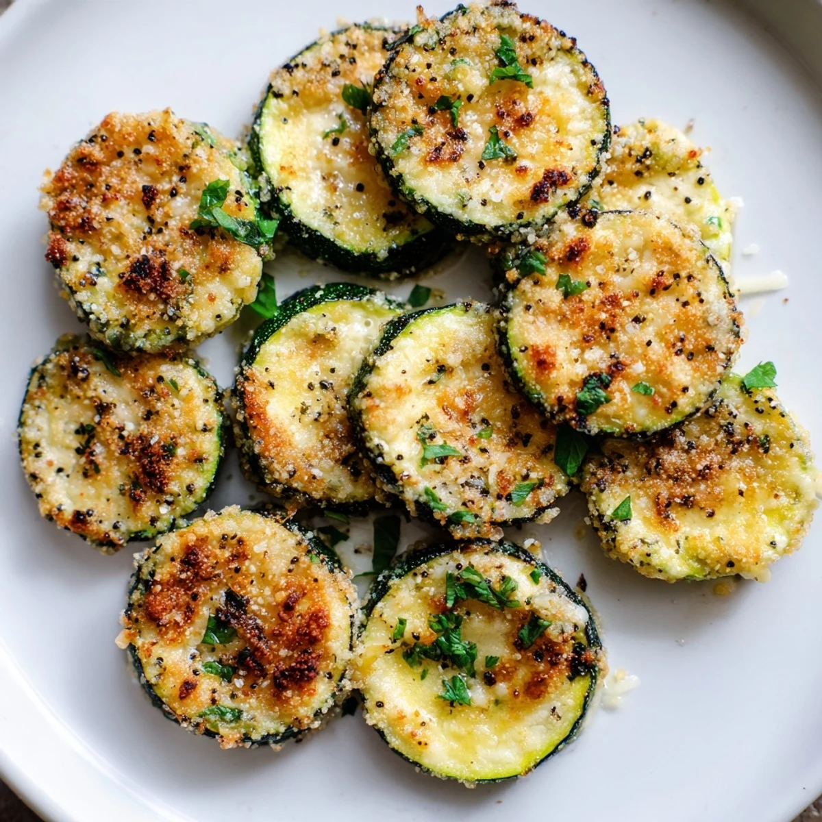 Lemon Pepper Parmesan Zucchini