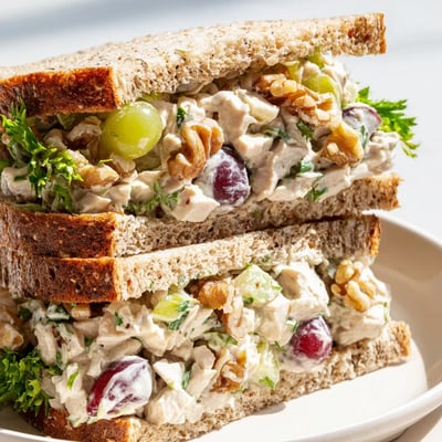 Freshly chopped parsley and celery add crisp texture to this savory lunch sandwich.