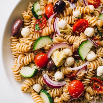 Italian Vegetarian Pasta Salad