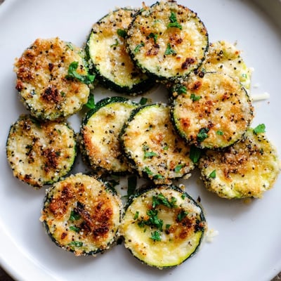 Lemon Pepper Parmesan Zucchini